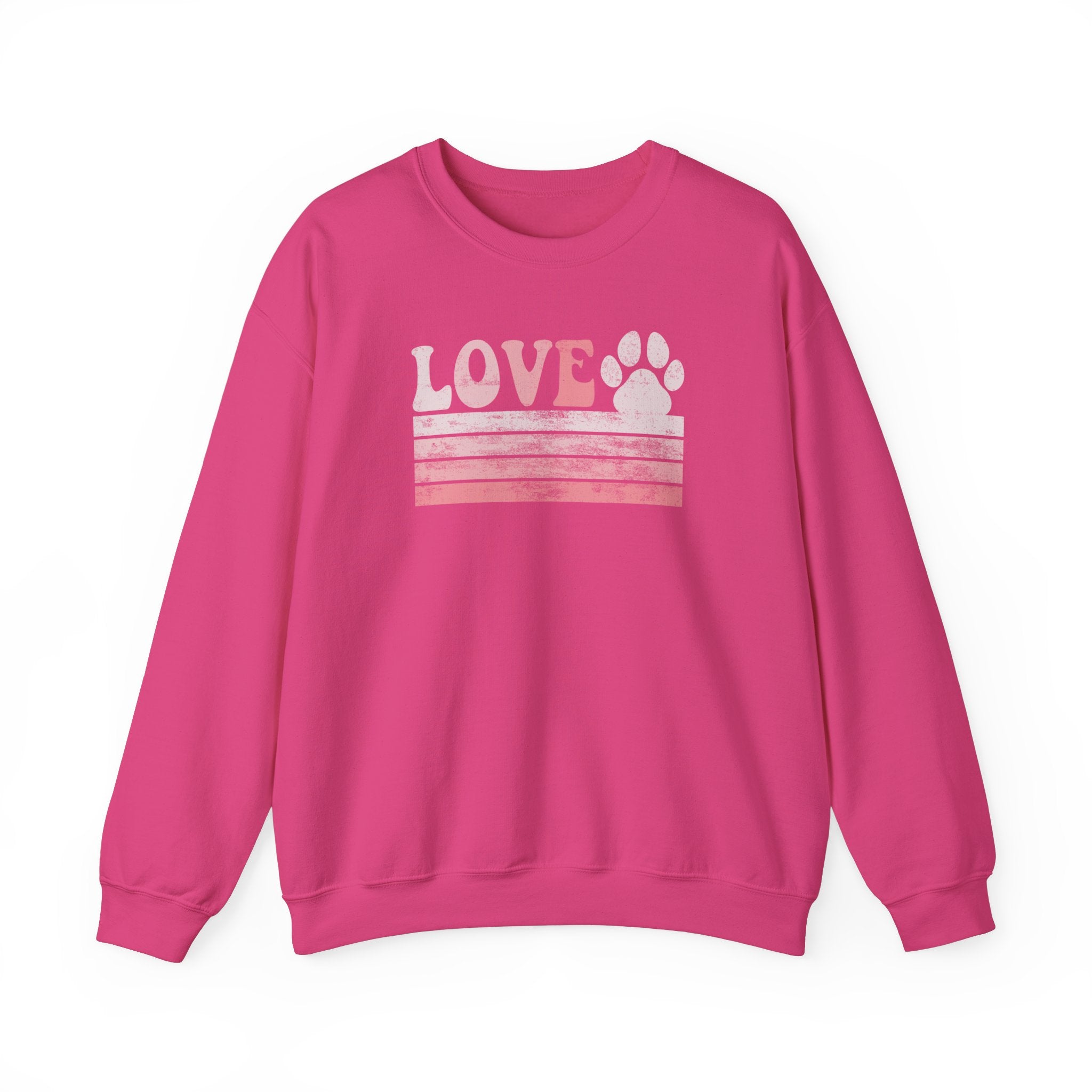 売れ筋商品|||エルエーポップアート パーカー・スウェットシャツ アウター レディース Women's Word Art Paw Heart Hooded Sweatshirt Purple エルエーポップアート レディース パーカー・スウェットシャツ